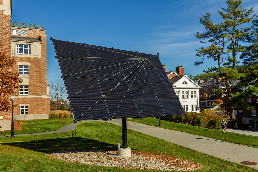 Solar tracker at Dartmouth, Hanover, NH